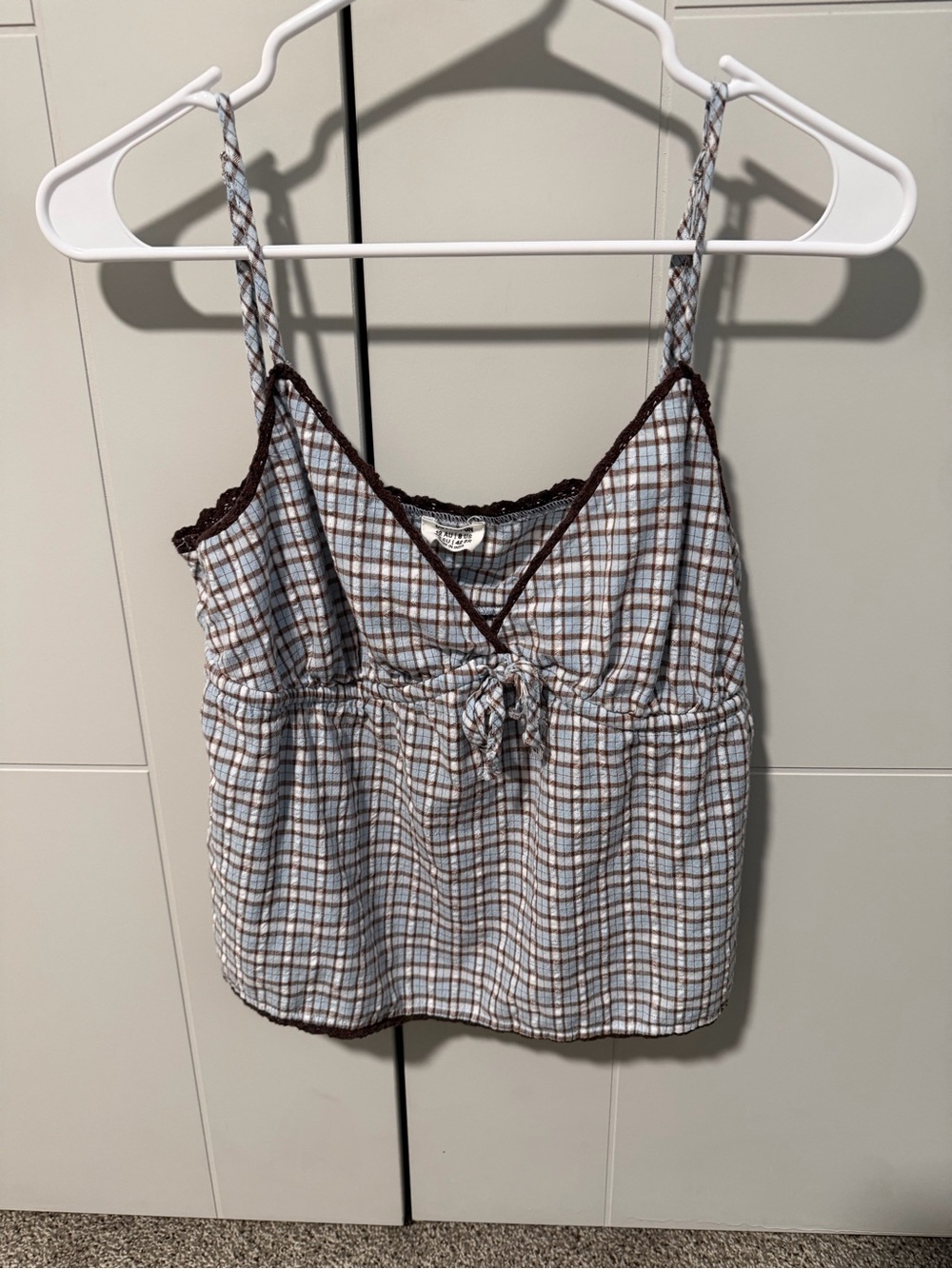 Cotton on plaid tank